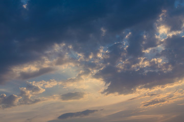 colorful sunset sky background