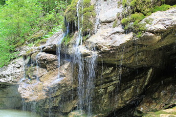 Водопад в Гуамском ущелье.