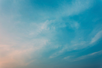 blue sky with cloud, image vintage background