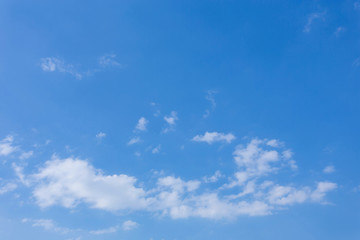 blue sky with cloud, clear weather sky background