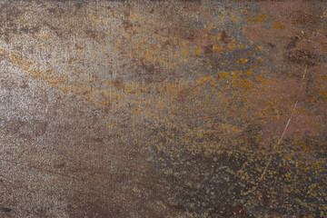 Rusty metal parts