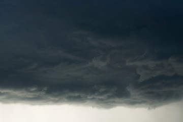 heavy rain storm clouds, thunderstorm dramatic sky
