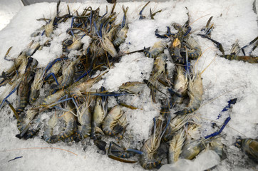 Asiatisches Essen, Markt, Verkauf, Lebensmittel