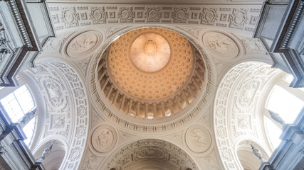 Dome in main rotunda, City Hall, San Francisco, California. USA.
