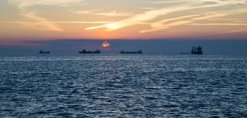 Tanker in the bay of Trieste
