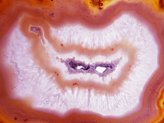 agate with chalcedony geological crystal