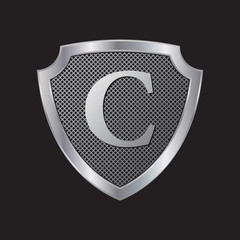 innitial shield logo icon