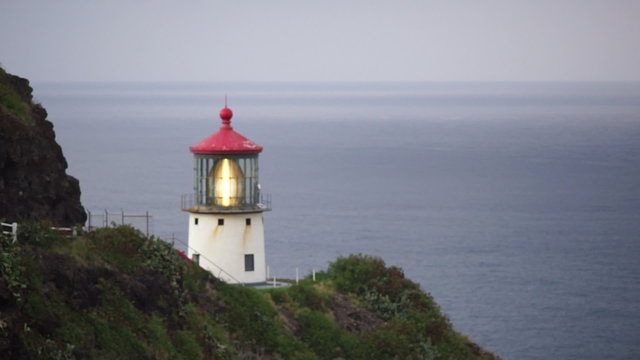 Makapuu Lighthouse Pacific Ocean Hawaii Island Oahu United States