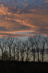 rote Wolken