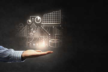 Fototapeta premium Average sales analysis