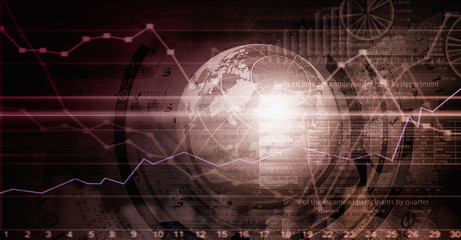 Business digital background