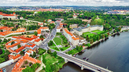 Area Lesser Town of Prague(Mala Strana), near the church Saint V