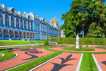 Catherine park and palace, St Petersburg, Russia