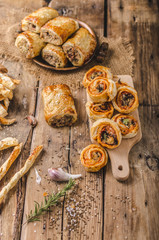 Fototapeta premium Sticks puff pastry