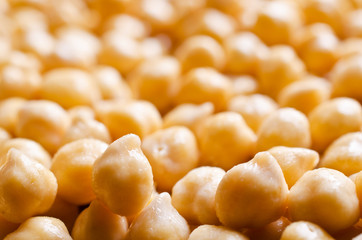 Background of raw chickpeas