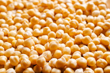 Background of raw chickpeas