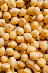 Background of raw chickpeas