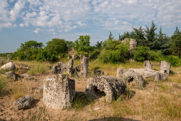 Pobiti kamani - phenomenon rock formations in Bulgaria near Varna