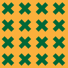 Seamless Cross Pattern, vector illustration
