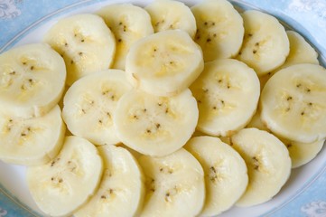 banana slice healthy food