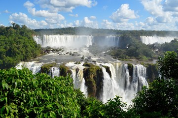 ブラジル側のイグアスの滝