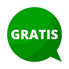 Green Speech Bubble gratis