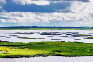 kama reservoir landscape