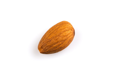almond on a white background