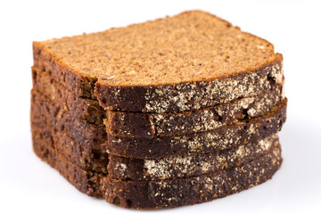 sliced of rye bread