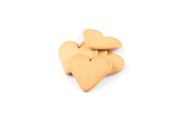 Gingerbread hearts cookies