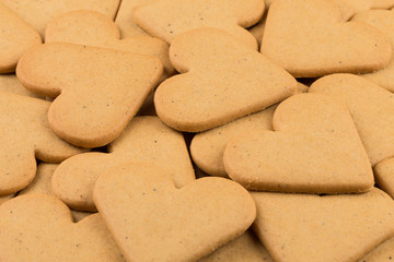 Gingerbread hearts cookies