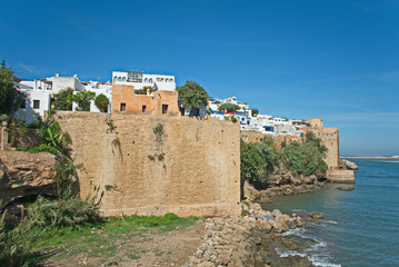 Fototapeta na wymiar Marokko- Rabat, Kasbah Oudaya