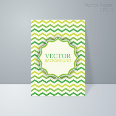 Vector illustration of a retro banner. Cover invitations.