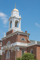 Fototapeta premium St. Stephen's Church on the Freedom Trail (North End) Boston Massachusetts USA