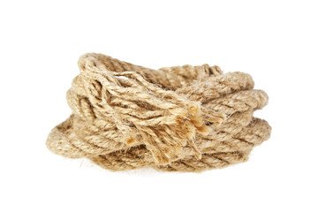 Rope isolated on white background