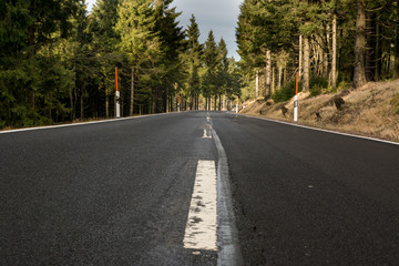 Zufahrt zum Schneekopf - Thüringer Wald