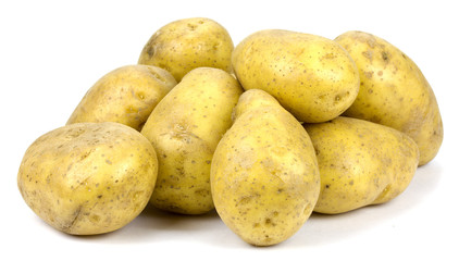 potato isolated on white background.