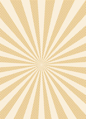 Fototapeta premium Sun retro dotted background