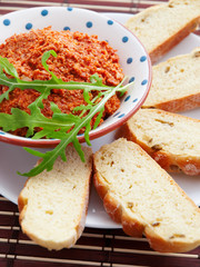 Tomato and cheese dip