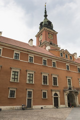 Fototapeta premium Royal Castle in Warsaw in a summer day, Poland