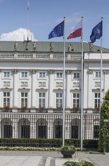 Obraz premium WARSAW, POLAND - JULY 09, 2015: Presidential Palace in Warsaw, P
