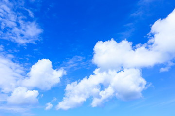 Naklejka na ściany i meble Background, Blue Sky and Beautiful Cloud