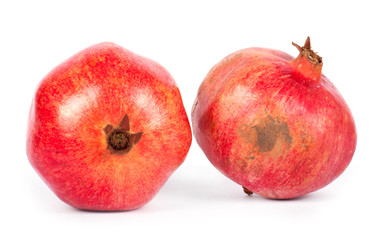Ripe pomegranate fruit .