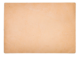 Back of an old photo