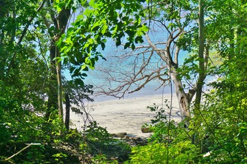 The Playa Blanca beach in Peninsula Papagayo in Guanacaste, Costa Rica