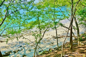 The Playa Blanca beach in Peninsula Papagayo in Guanacaste, Costa Rica
