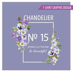 Floral Graphic Design - for t-shirt, fashion, prints 