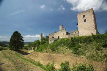 Castle Ruin Brandenburg on a sunny day
