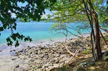 The Playa Blanca beach in Peninsula Papagayo in Guanacaste, Costa Rica