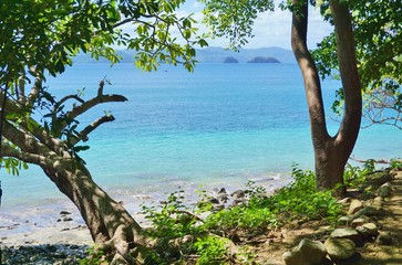 The Playa Blanca beach in Peninsula Papagayo in Guanacaste, Costa Rica